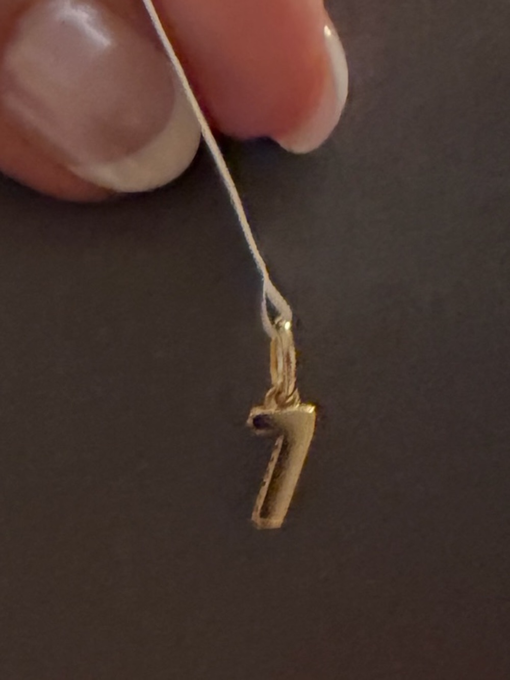 NWT Kendra Scott 18K Gold Vermeil Number 7 Charm